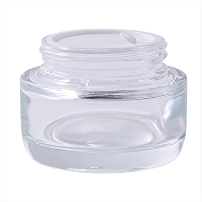Niedrige Preise Grüne dekorative Luxuscreme Kosmetik 16 Oz 16Oz Glasgläser/Flasche