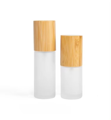30 ml 50 ml 60 ml gefrorene Glasnebel Sprühflasche mit Bambuskappe 30 ml-D37*H103
