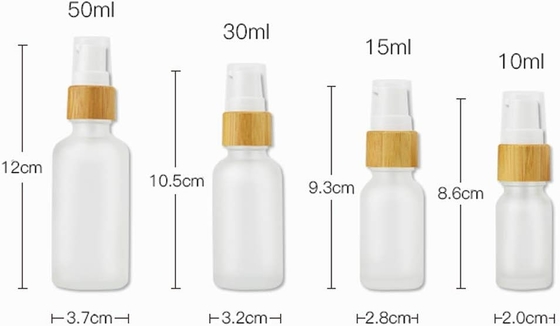 30 ml Frosted Glass Lotion Flasche Reisepumpe Flaschen kosmetische Glasflasche