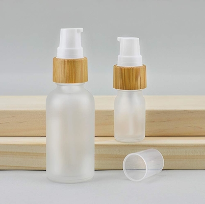30 ml Frosted Glass Lotion Flasche Reisepumpe Flaschen kosmetische Glasflasche