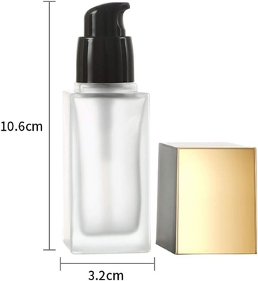 Gold Liden 1 Unze/30 ml undicht Portable Design Frostglas Kosmetikflaschen