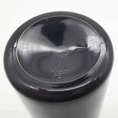 50ml PET-Glanzschwarze Kunststoff-Kosmetik-Sprayflasche mit schwarzem feinem Sprühkopf