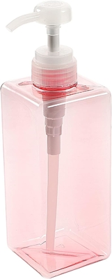 650 ml leere rosa Shampoo Duschgel Flasche Plastik-Haustier-Kosmetikflasche Behälter