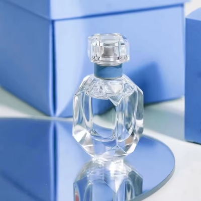 30 ml leere, durchsichtige, quadratische Parfümflaschen aus Luxusglas