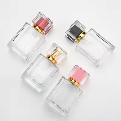Glasflaschen Parfüm Verpackung Custom Mini 50Ml 30Ml leere Parfümflaschen