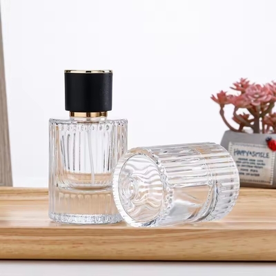 Leerer klarer Zylinder Parfüm Duftglasflasche Sprühflasche