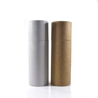 Leere Glasflasche für ätherisches Öl mit Tropfkappe, recycelte Kraftverpackung