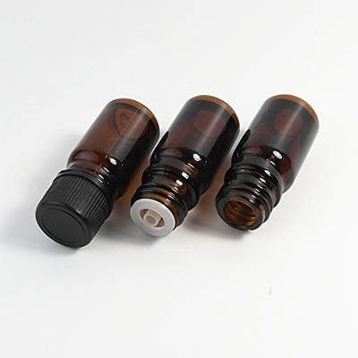 10 ml, 20 ml, 30 ml ätherische Ölflaschen aus Glas mit Schraubverschluss Leeres Bernsteinglas