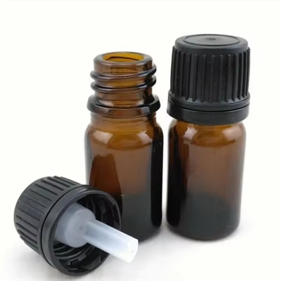 10 ml, 20 ml, 30 ml ätherische Ölflaschen aus Glas mit Schraubverschluss Leeres Bernsteinglas