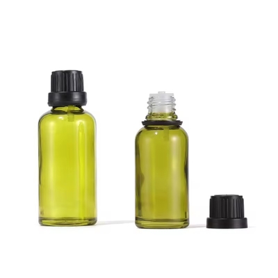 10 ml 15 ml 30 ml Olivengrüner Öffnungsreduktor ätherisches Öl Glasflasche mit Deckel