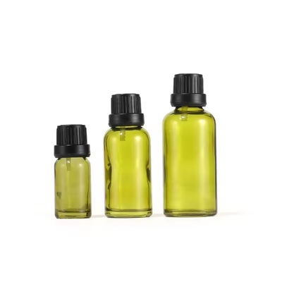 10 ml 15 ml 30 ml Olivengrüner Öffnungsreduktor ätherisches Öl Glasflasche mit Deckel
