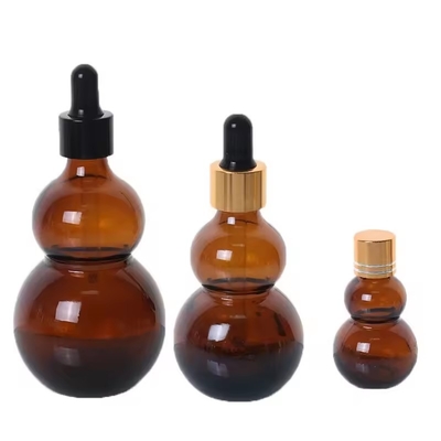 15 ml 30 ml Amber Glas Tropffflasche Ätherische Ölflaschen für Haar und Körperöl