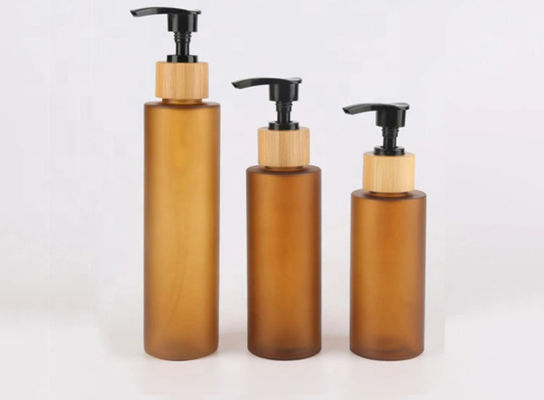 kosmetische Amber Glass Essential Oil Bottles Gläser 200ml 24mm 24/410 3.4oz