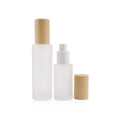 Flaschen-Glasgläser der Lotions-80ml mustern Massenkosmetische der Pumpen-40/410 Creme 40mm