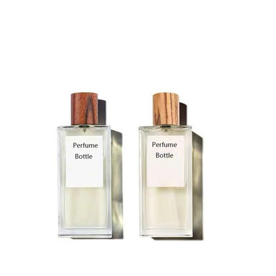 Weinlese-Glasquadrat-Aroma-leere Parfümflaschen 50ml 18/400 18mm