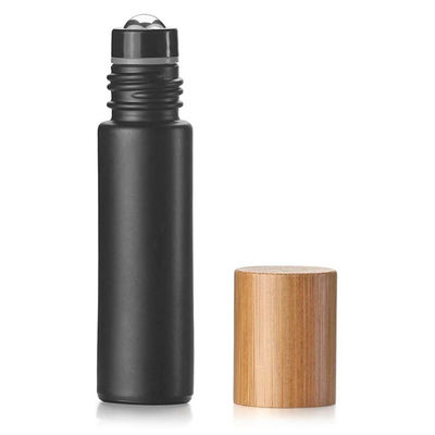 ätherisches Öl 10ml 22/400 füllt Bambusklarglas-Rollen-Flaschen der kappen-22mm ab