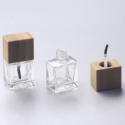 einzigartiges leeres Glasquadrat 18/415 der 15ml nagellack-Flaschen-6CM
