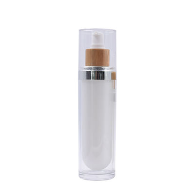 luftlose Glaskosmetik 40ml 100g füllt Feuchtigkeitscremes ab, die luftlose Pumpen-Gläser Schließung glatt machen