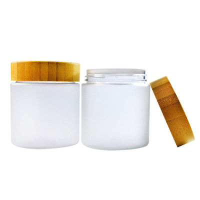 Weißer leerer Gesichts-Creme-Behälter-Gläser 120g 80ml GLASSGS