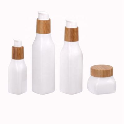 leere Kosmetik 250g rüttelt OPAL-100ml 46mm Serum-Flasche Quadrat-40ml