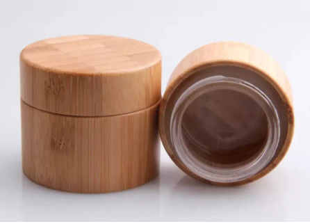 leere Kosmetik 20g 15ml rüttelt Bambusbehälter für Kosmetik mit Rippen versah 3oz