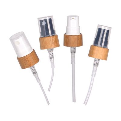 24 mm 24/410 Kosmetik-Pumpenkopf Bambushals 500 ml Flasche Pumpbehandlung