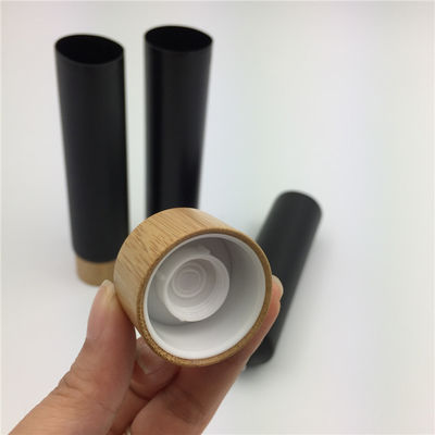 kosmetische weiche AluminiumRöhrenverpackung 200ml für Kosmetik-Bambusdeckel 40/400 40MM