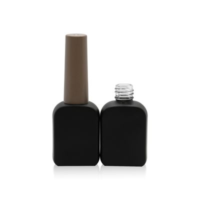 leere des Gel-10ml Bambuskappe Nagellack-schwarze der Flaschen-0.3oz 15cc