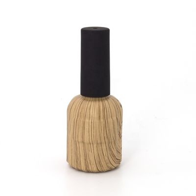 Schwarzes Flaschen-Gel-Glas Nagellack-Flasche Bambus-ODM 10ml 0.5oz