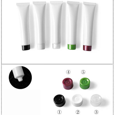 Pressungs-nachfüllbare Lotions-Kosmetik-weicher Rohr 10.5cm PET Deckel 30g 30ml
