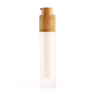 Quadrat-Plastikpumpen-Zufuhr-Flasche 100ml 3.4oz SGS transparente 30mm 30/400