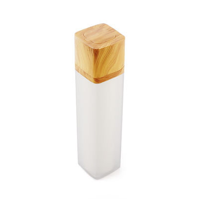 Quadrat-Plastikpumpen-Zufuhr-Flasche 100ml 3.4oz SGS transparente 30mm 30/400