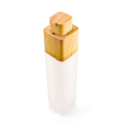 Quadrat-Plastikpumpen-Zufuhr-Flasche 100ml 3.4oz SGS transparente 30mm 30/400