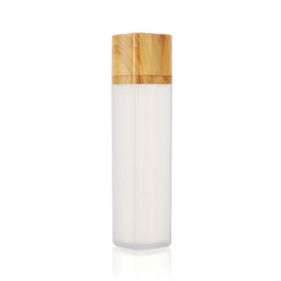 Quadrat-Plastikpumpen-Zufuhr-Flasche 100ml 3.4oz SGS transparente 30mm 30/400