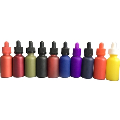 Bunte Druckflaschen des ätherischen Öls 10ml 5ml 20ml 30ml