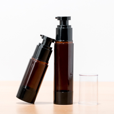 Pumpflasche-Lotions-Nebel-Spray-Hautpflege-kosmetische Flasche Browns leere luftlose