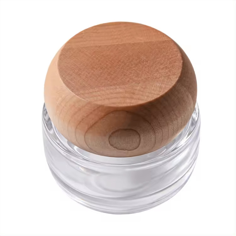 Niedrige Preise Grüne dekorative Luxuscreme Kosmetik 16 Oz 16Oz Glasgläser/Flasche